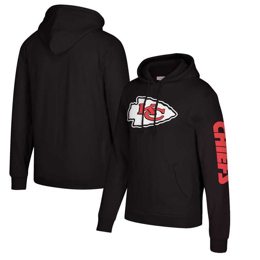Kansas City Chiefs Mitchell & Ness Classic Team Pullover Hoodie Black,We sell and wholesale Kansas City Chiefs Mitchell & Ness Classic Team Pullover Hoodie Black on line form chian!